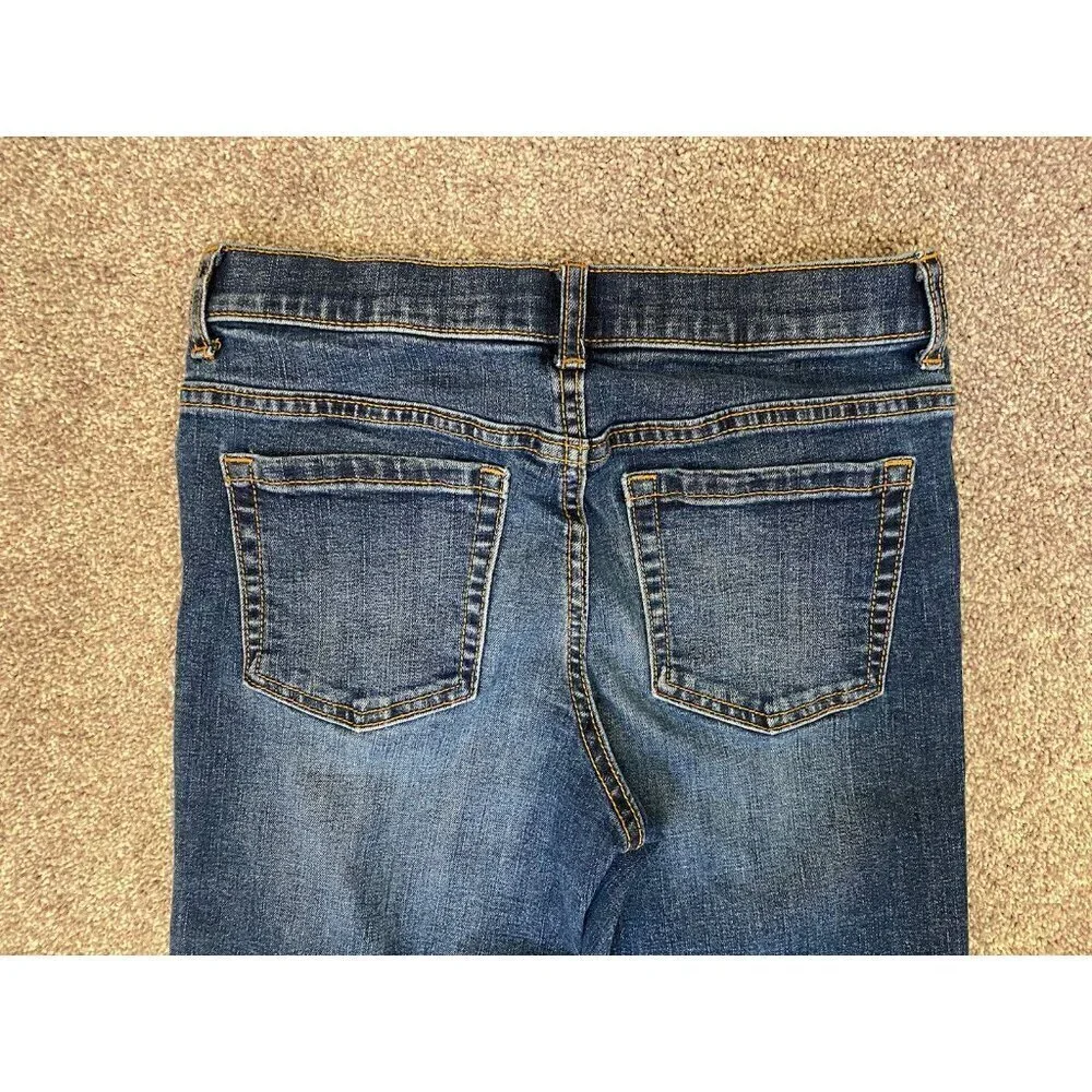 Old Navy Kids Karate Jeans Size 12 Regular Blue Stretch Expandable Waist EUC
